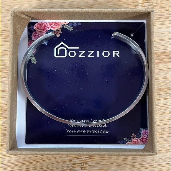 Brand New Inspirational Stainless Steel Adjustable Cuff Bracelet Bangle Engraved - Picture 8 of 12